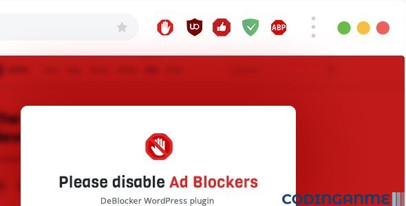 DeBlocker - Anti AdBlock for WordPress