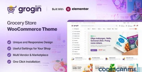 More information about "Grogin - Grocery Store WooCommerce WordPress Theme"