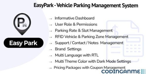 More information about "EasyPark SaaS - Vehicle Parking Management System"