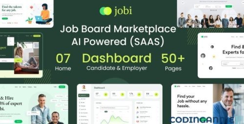 More information about "Jobi - Job Board Marketplace | AI Powered (SAAS)"