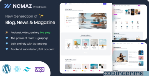 More information about "Ncmaz - News Magazine & Podcast WordPress Theme"