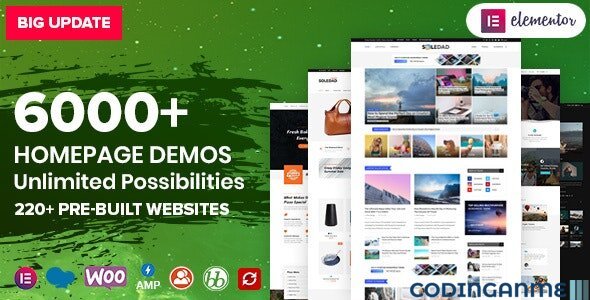 Soledad - Multipurpose, Newspaper, Blog & WooCommerce WordPress Theme