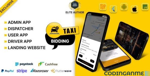 More information about "Tagxi Super Bidding - Taxi + Goods Delivery Complete Solution With Bidding Option"