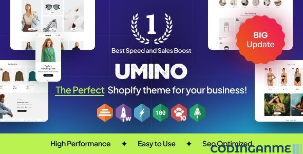 Umino - Multipurpose Shopify Themes OS 2.0 - RTL Support