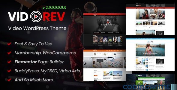 VidoRev - Video WordPress Theme