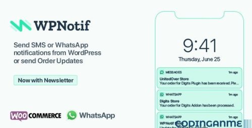 More information about "WPNotif: WordPress SMS & WhatsApp Message Notifications"