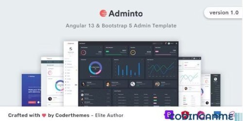 More information about "Adminto - Angular 13 Admin & Dashboard Template"