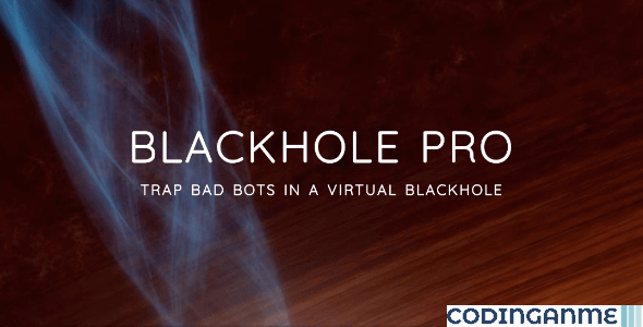 Blackhole Pro - Trap Bad Bots In a Virtual Blackhole