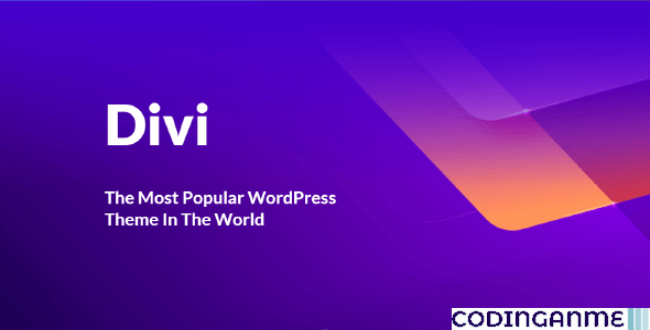 Divi Theme - The Ultimate Wordpress Theme & Visual Page Builder