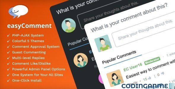 easyComment - PHP Comment Script