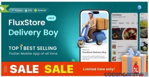 More information about "FluxStore Delivery Boy - Flutter App for Woocommerce"