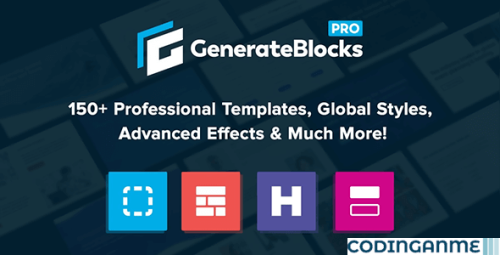 More information about "GenerateBlocks - Build better WordPress"