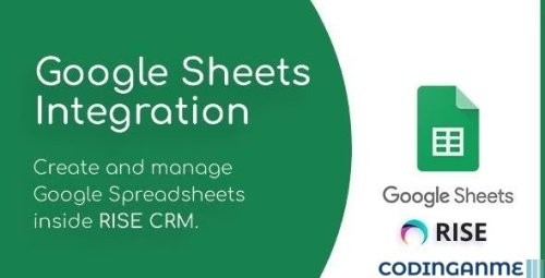 More information about "Google Sheets Integration for RISE CRM"