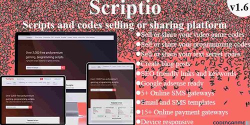 More information about "Scriptio - Scripts Selling Platform"