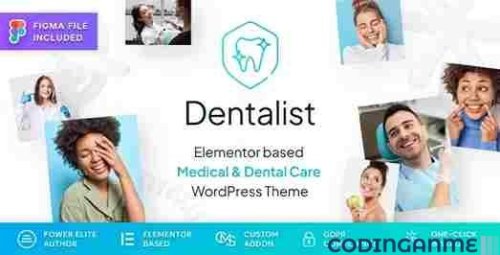 More information about "Dentalist - Medical and Dentist WordPress Theme + FIGMA DESIGN FILE"