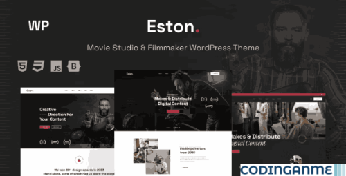 More information about "Eston - Movie Studio & Filmmaker WordPress Theme"