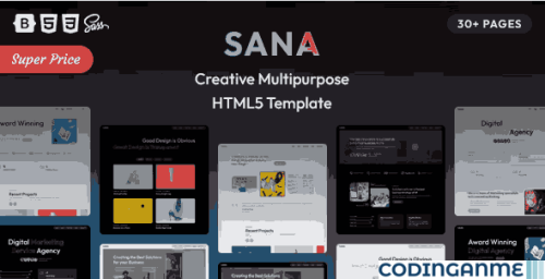 More information about "Sana - Creative Multipurpose HTML5 Template"