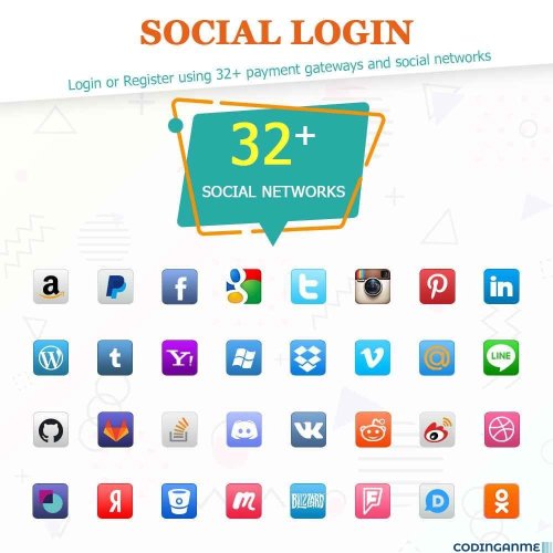 More information about "Social Login - Google, Facebook, Tiktok, X, Amazon"