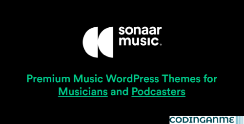 More information about "Sonaar: Music WordPress Themes for Musicians and Podcasters (All themes)"