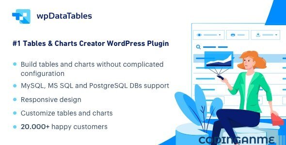 wpDataTables - Tables and Charts Manager for WordPress