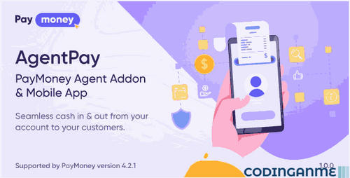 More information about "AgentPay - PayMoney Agent Addon & Mobile App"