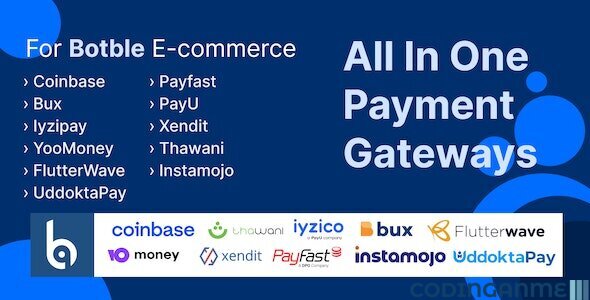 Extra payment gateways for Botble eCommerce