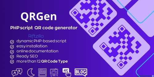 More information about "QRGen - Powerful PHP QR Code Generation Script"