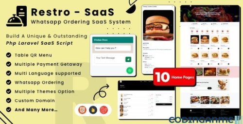 More information about "Restro SaaS - Multi Restaurant Online WhatsApp Food Ordering System SaaS"