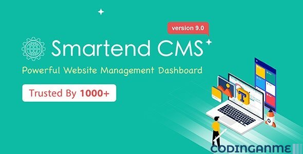 Smartend CMS | Laravel Admin Dashboard with Frontend & API