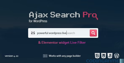 More information about "Ajax Search Pro - Live WordPress Search & Filter Plugin"