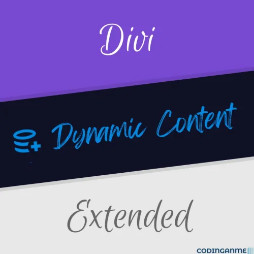 More information about "Divi Dynamic Content Extended"