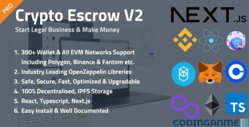 More information about "Crypto Escrow - Decentralised Web3 Escrow Platform"