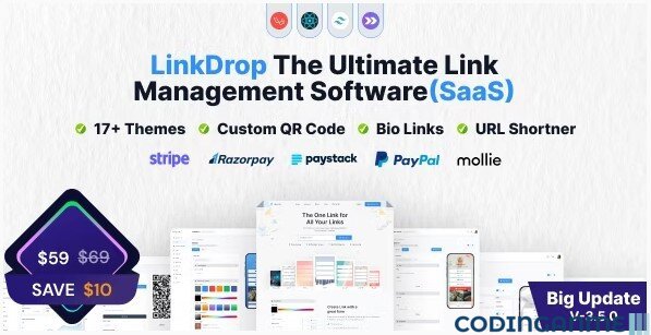 Linkdrop - SaaS Link Management Tool