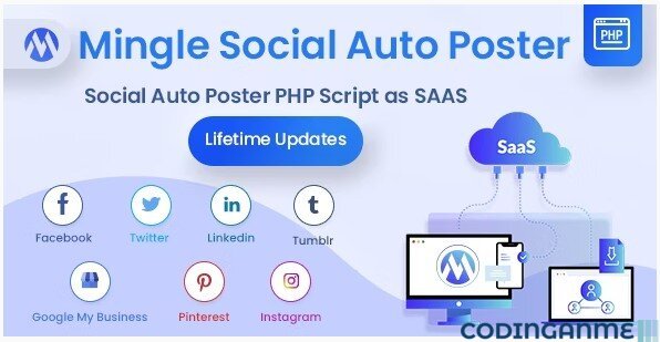 Mingle SAAS - Social Auto Poster & Scheduler PHP Script