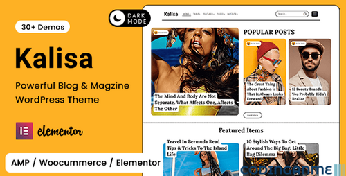 More information about "Kalisa | Blog & Magazine WordPress Theme"