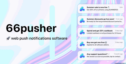 More information about "66pusher - Web push notifications"