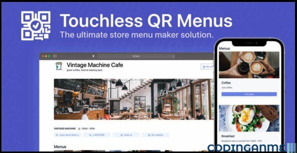 66qrmenu - Touchless QR Code Menus