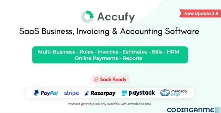 Accufy - SaaS Business, Invoicing & Accounting Software