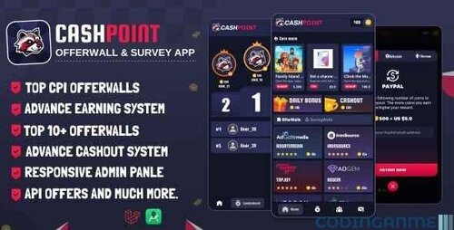 More information about "CashPoint Offers & Survay App with Admin Panel"