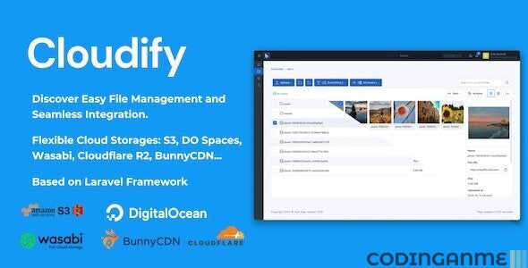 Cloudify - Self-Hosted File Manager and Cloud Storage