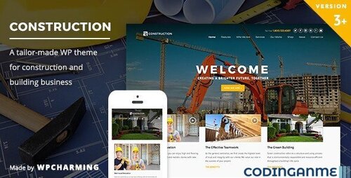 More information about "Construction WordPress Theme"