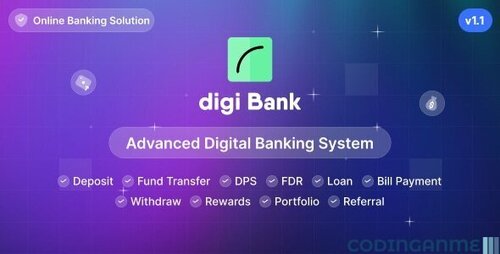 More information about "Digibank - Advanced Digital Banking System with Rewards"