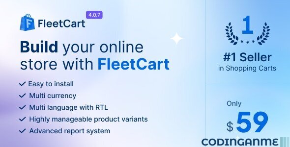 FleetCart - Laravel Ecommerce System