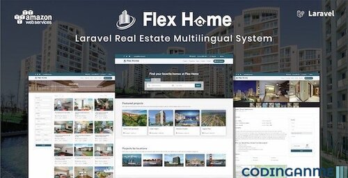 More information about "Flex Home - Laravel Real Estate Multilingual System"