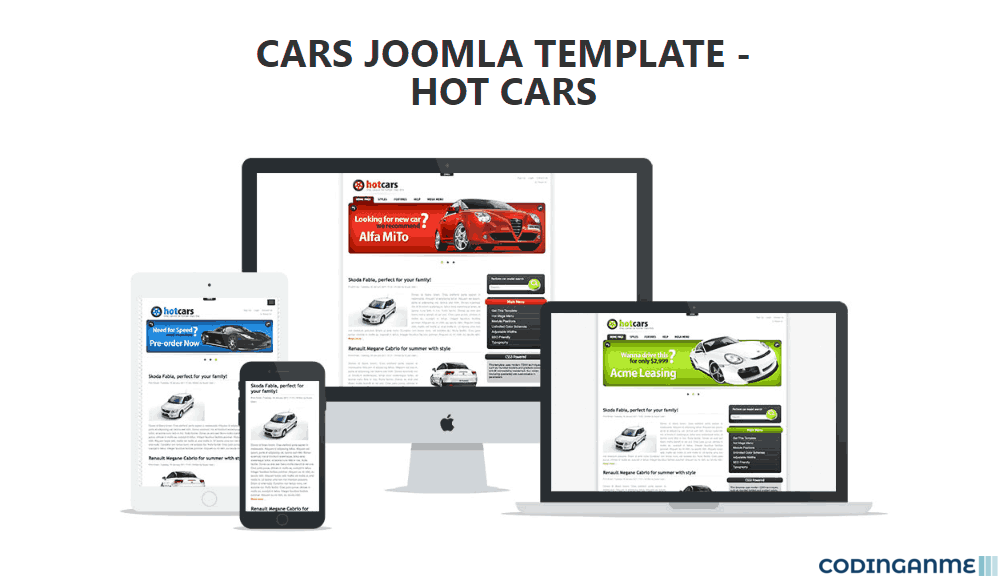 Hot Cars - Joomla Templates - Hot Themes