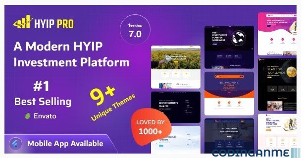 HYIP PRO - A Modern HYIP Investment Platform