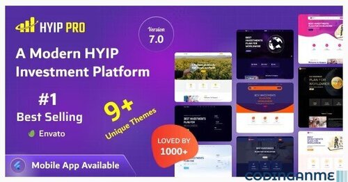 More information about "HYIP PRO - A Modern HYIP Investment Platform"