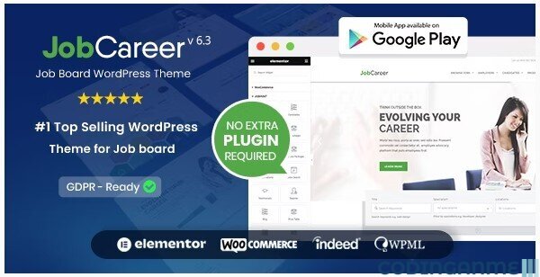 JobCareer | Job Board Responsive WordPress Theme