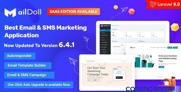 Maildoll - Email Marketing & SMS Marketing SaaS Application System