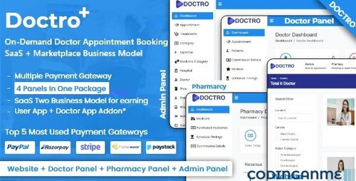 More information about "On-Demand Doctor Appointment Booking SaaS Marketplace Business Model"